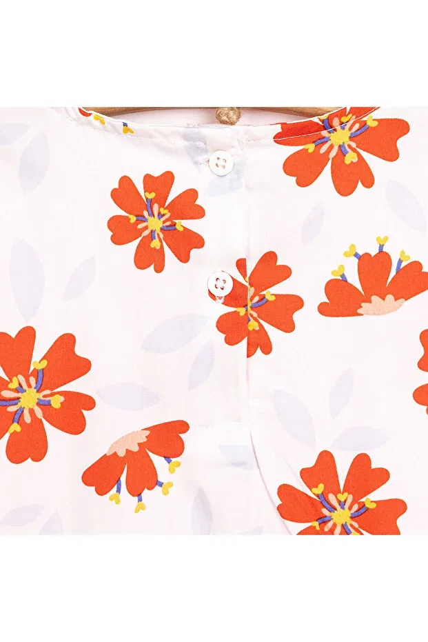 Детское платье для девочек с цветочным принтом Hellobaby Spring Memories, Ebebek Hello Baby, Patterned — фото 3