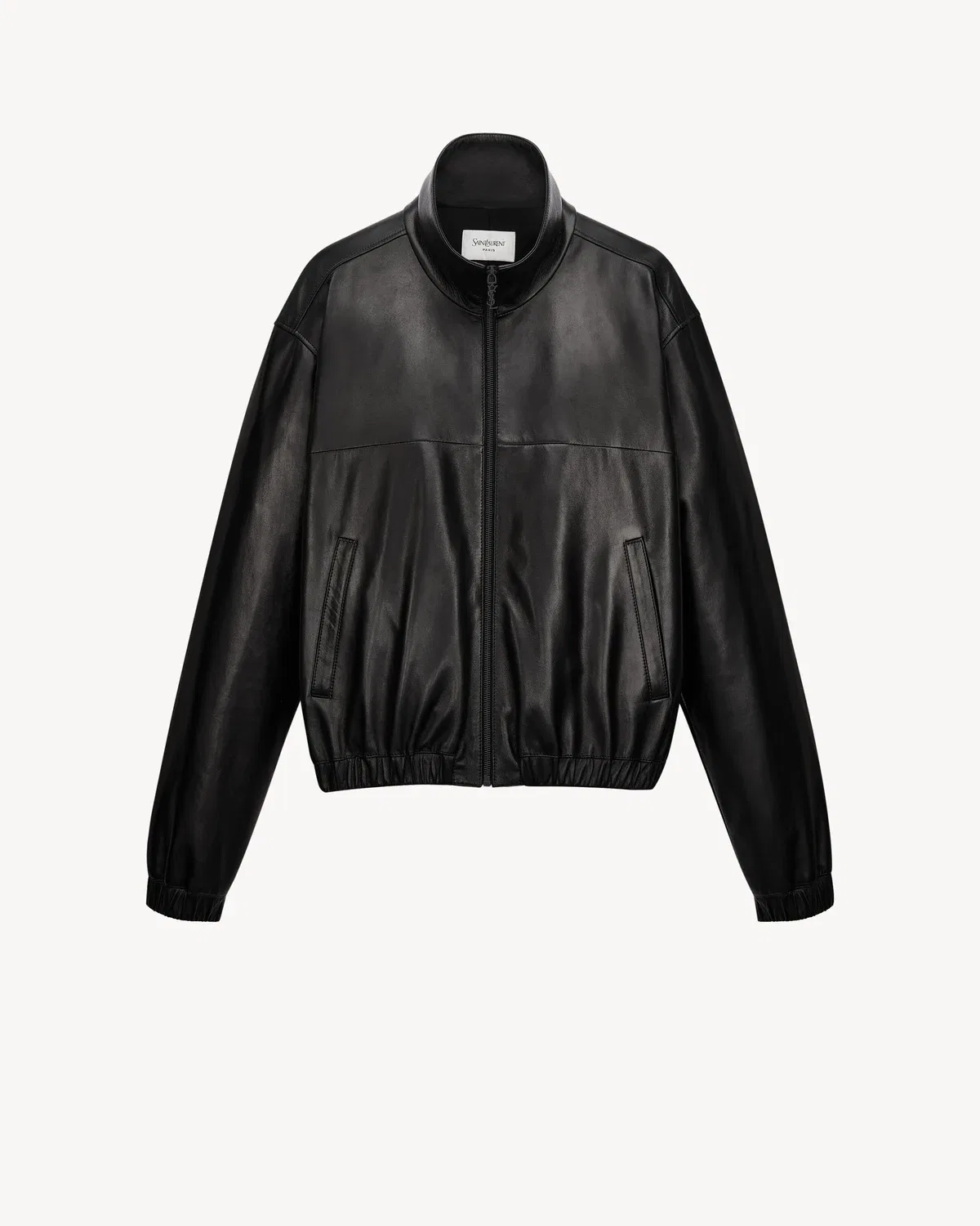 Куртка CASSANDRE из овечьей кожи SAINT LAURENT, коричневый