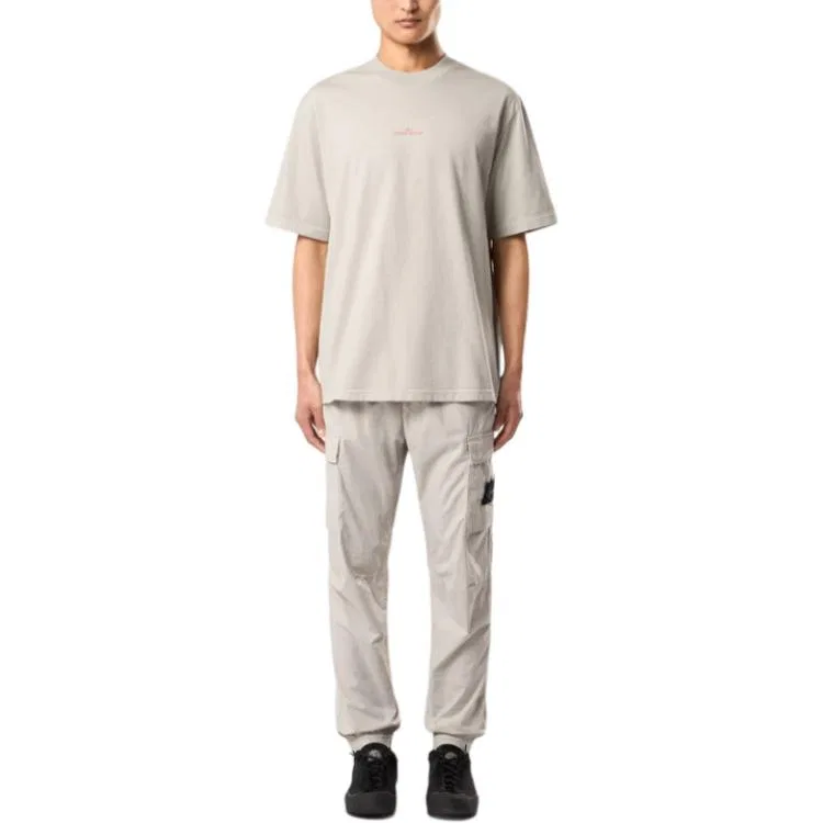 Карго брюки SS26, Pearl Gray, STONE ISLAND — фото 4