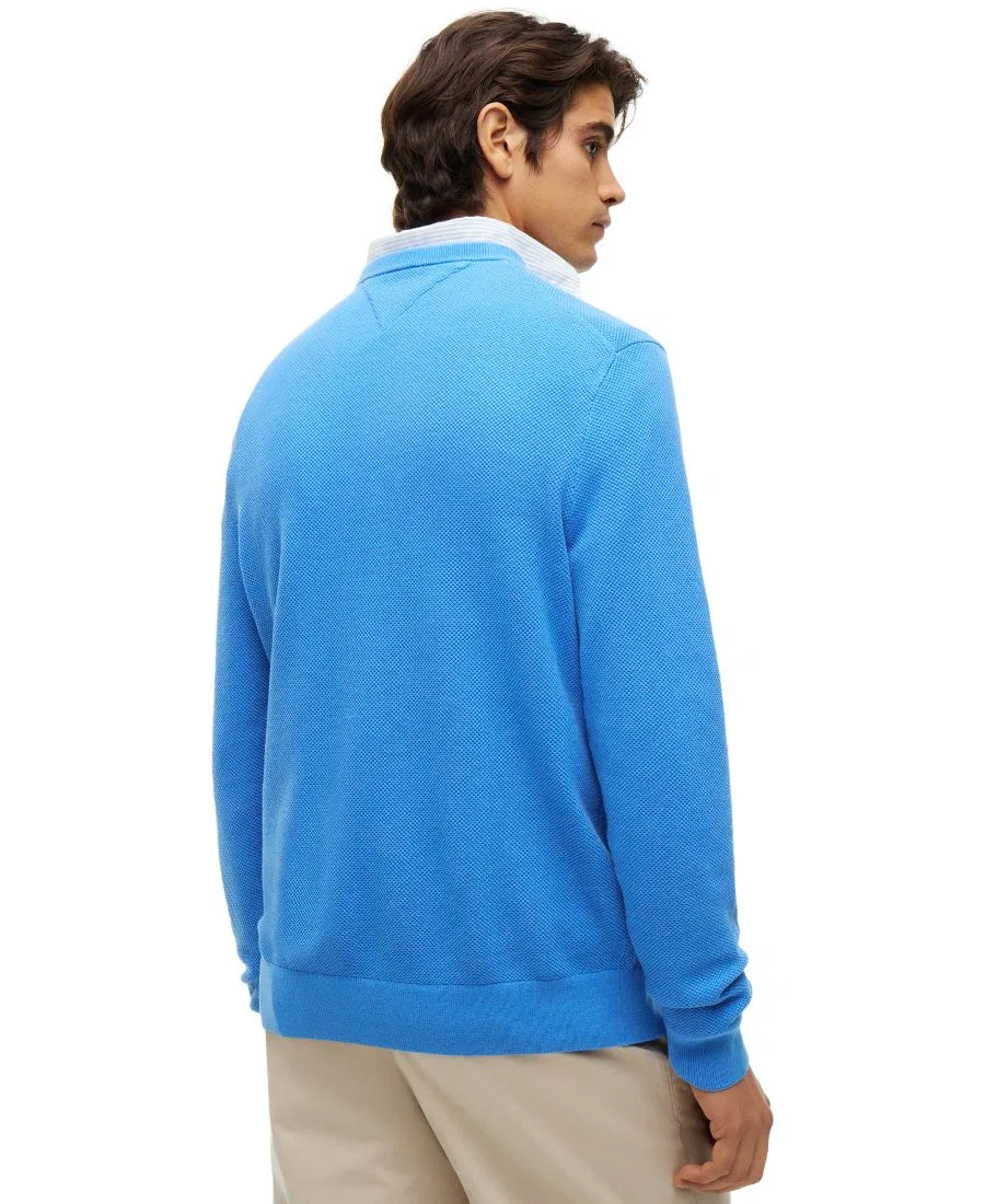 Свитшот Essential Texture из хлопка Tommy Hilfiger, Blue Spell — фото 4