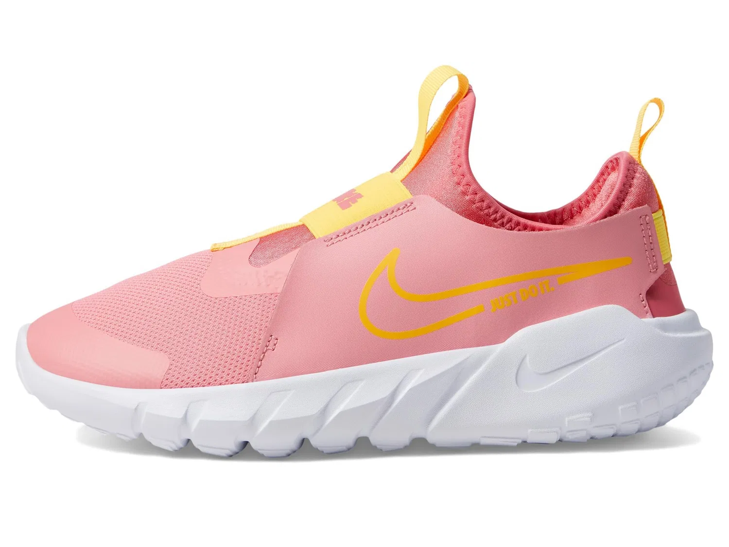 Детские кроссовки с эластичным верхом Flex Runner 2 NIKE, White Sea Coral Cedar Pulse Chalk — фото 4