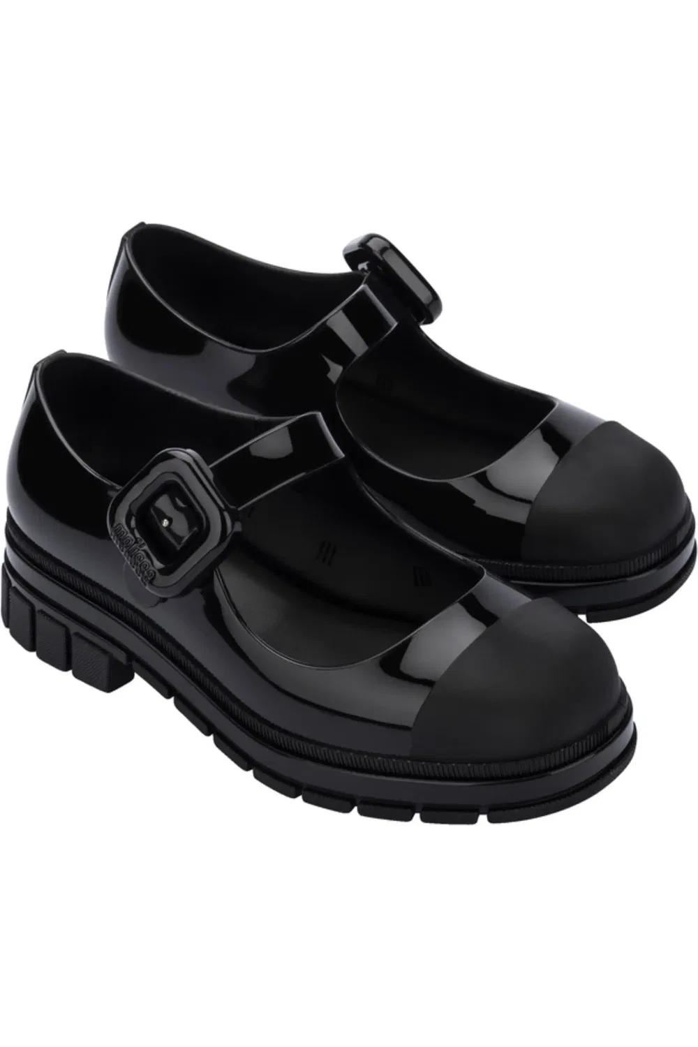 Детские туфли Мэри Джейн с фруктовым ароматом June Mini Melissa, черный