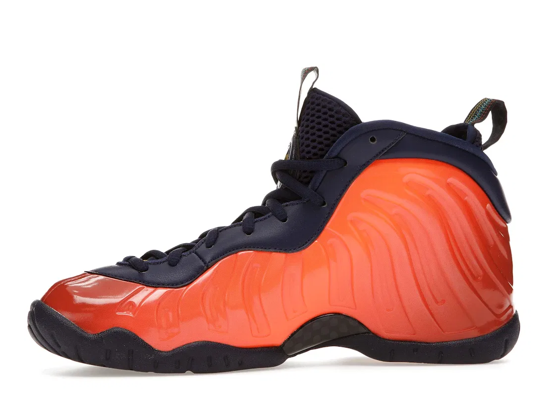 Детские кроссовки Lifestyle Nike Air Foamposite One, Blue Void/Rugged Orange-Blue Void-University Gold — фото 3