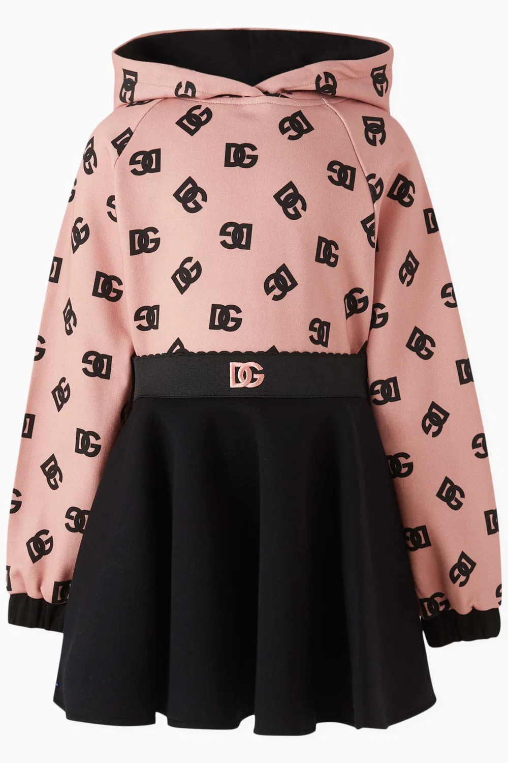 Юбка-солнце из хлопкового джерси DG Circle Dolce & Gabbana — фото 2