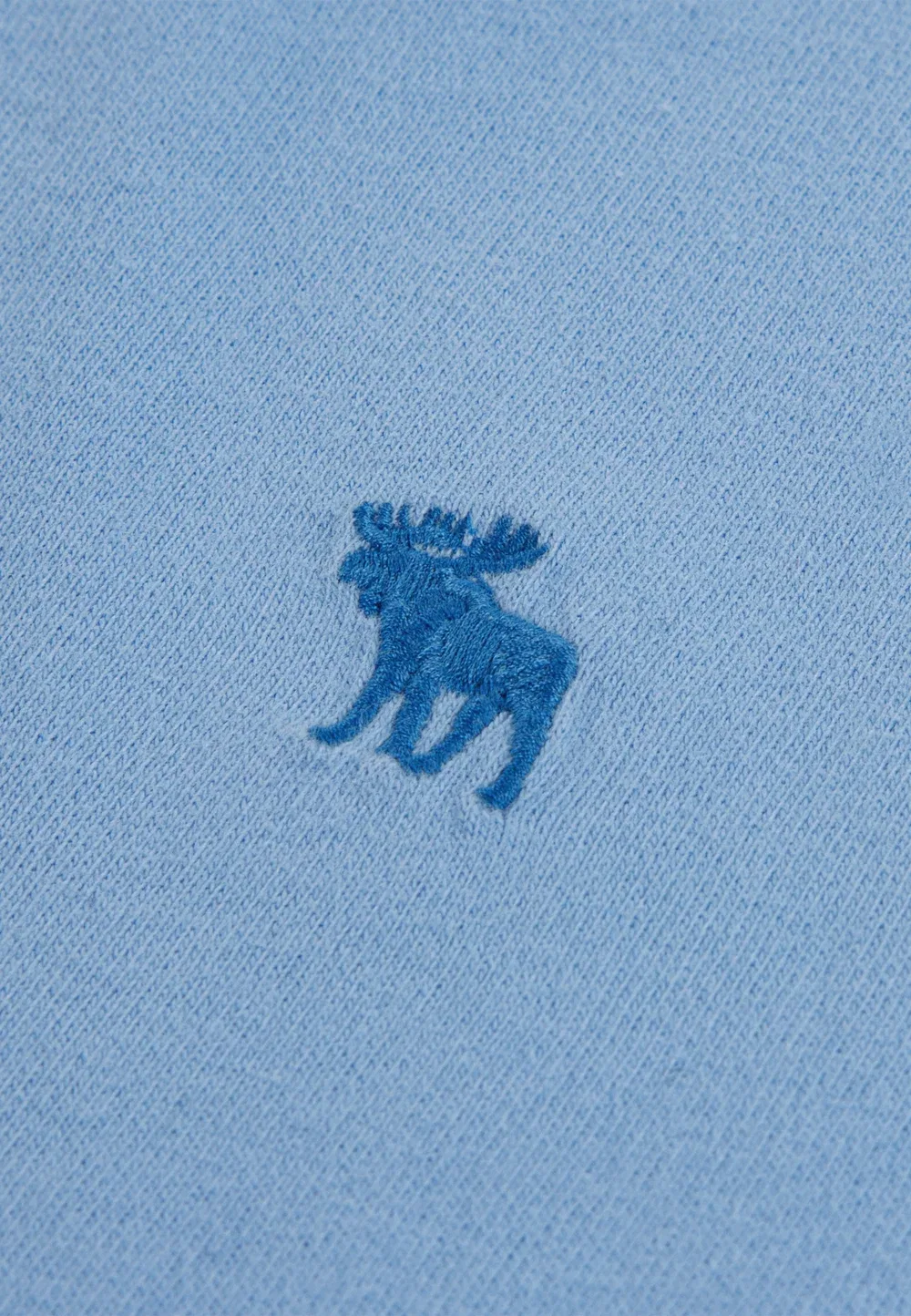 Футболка унисекс - базовая модель Abercrombie & Fitch, Placid Blue — фото 3