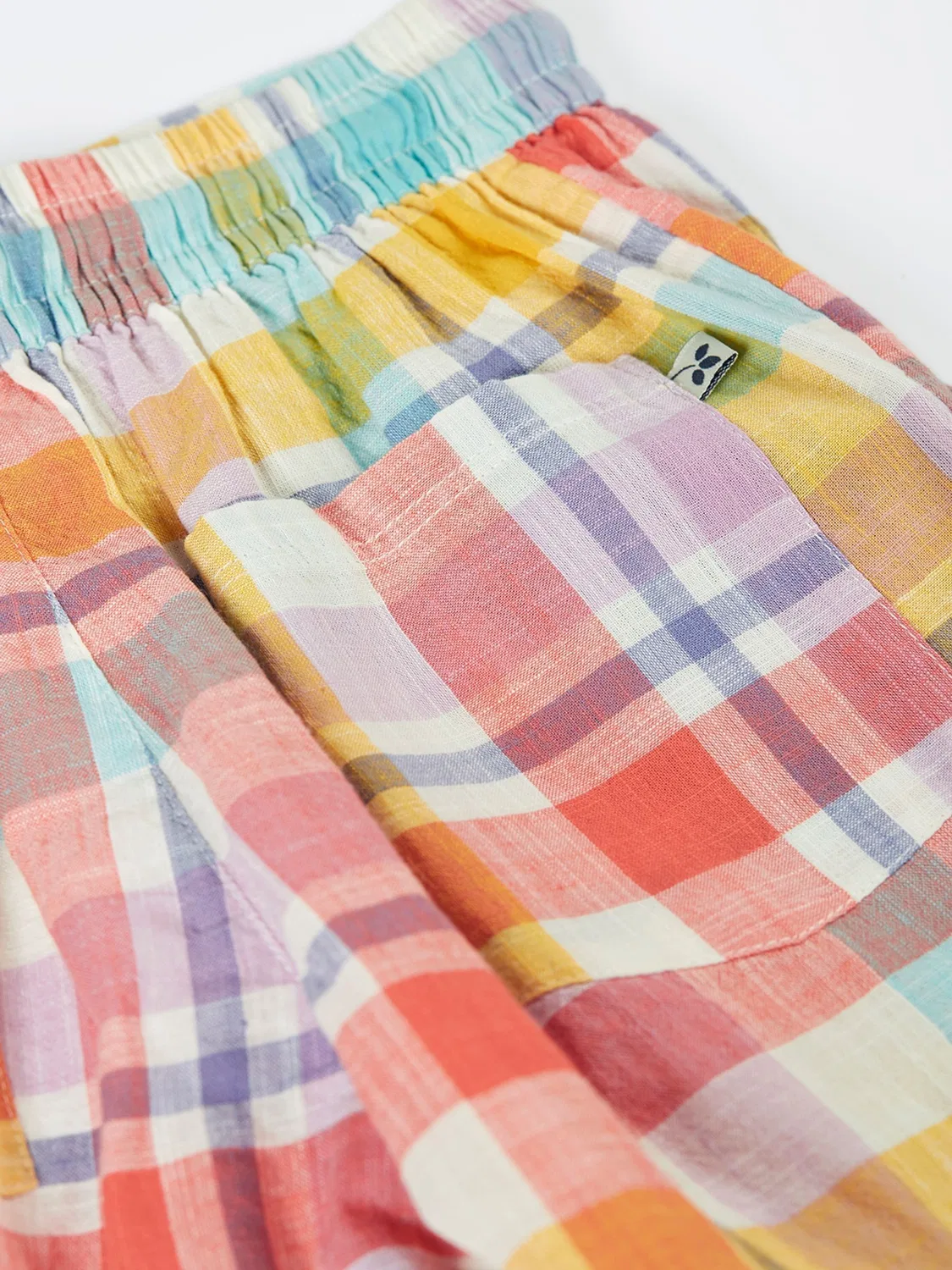Шорты из органческого хлопка Archie Frugi, синие — фото 3