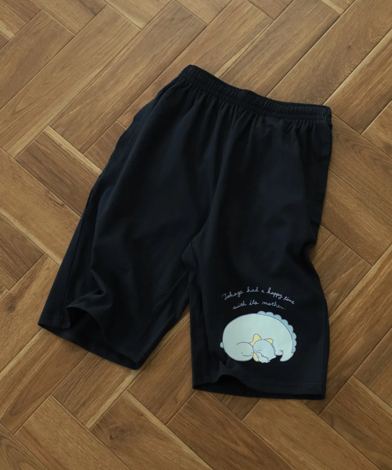 Детские шорты с принтом, модель Sumikko Gurashi FUNALIVE, Navy