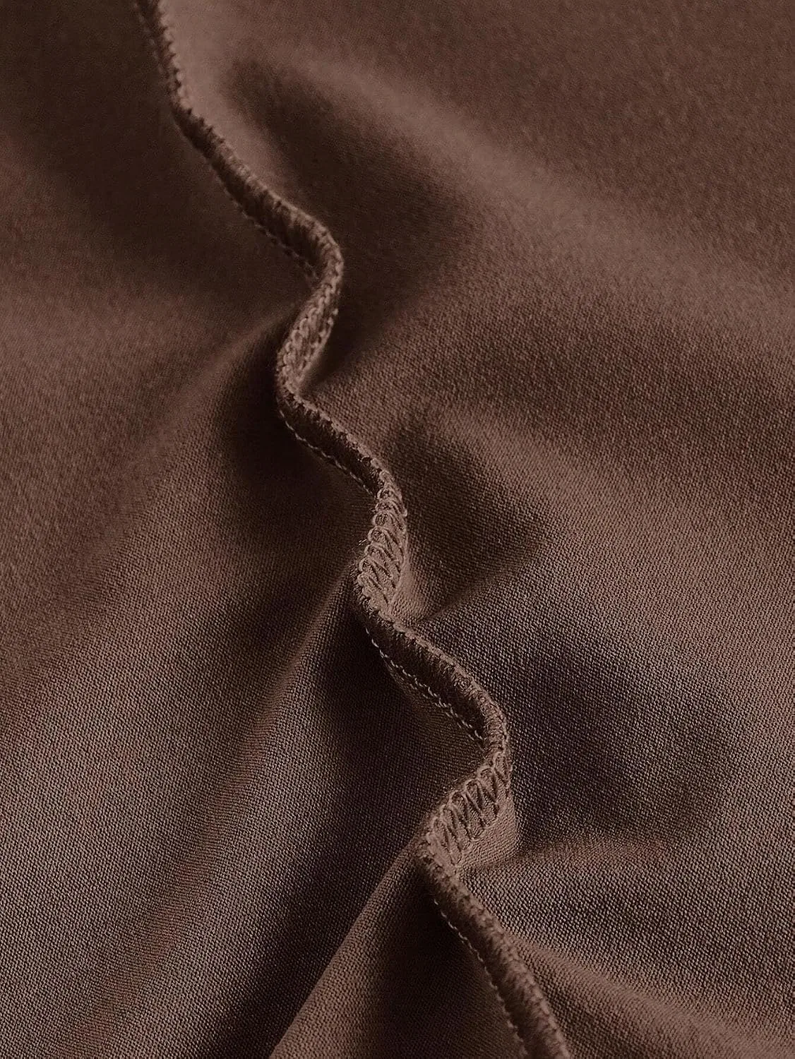 Женское летнее пляжное платье с воланами и ярусами, Chocolate Brown — фото 2