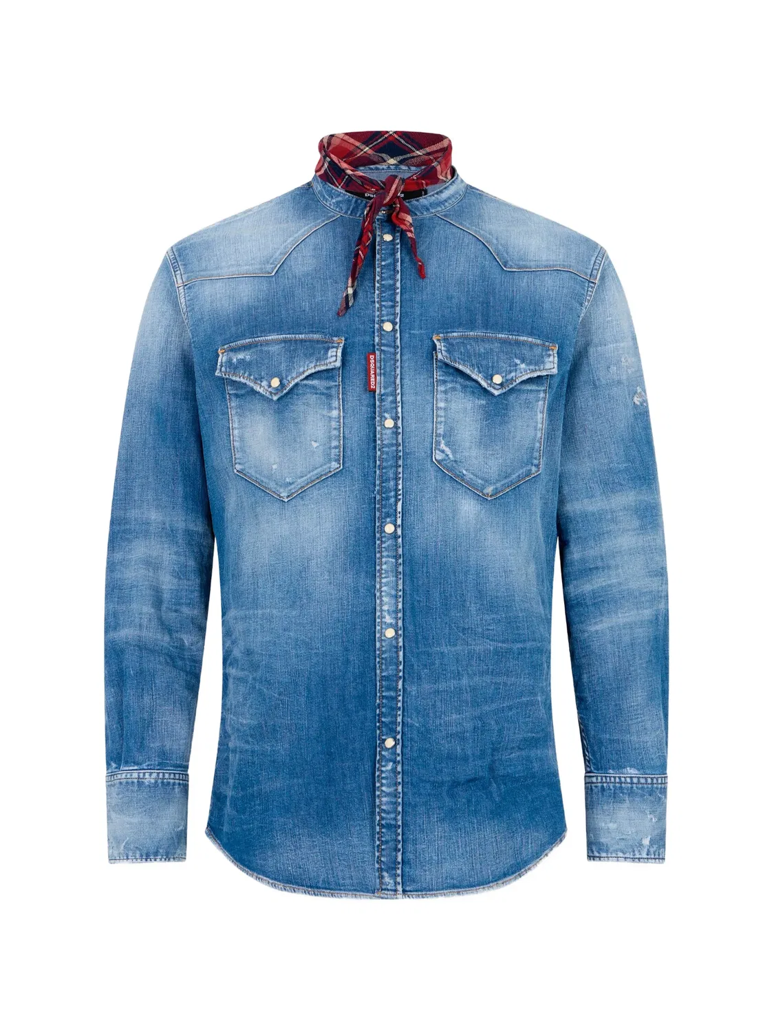 Рубашка Canadian синяя DSQUARED2, синий