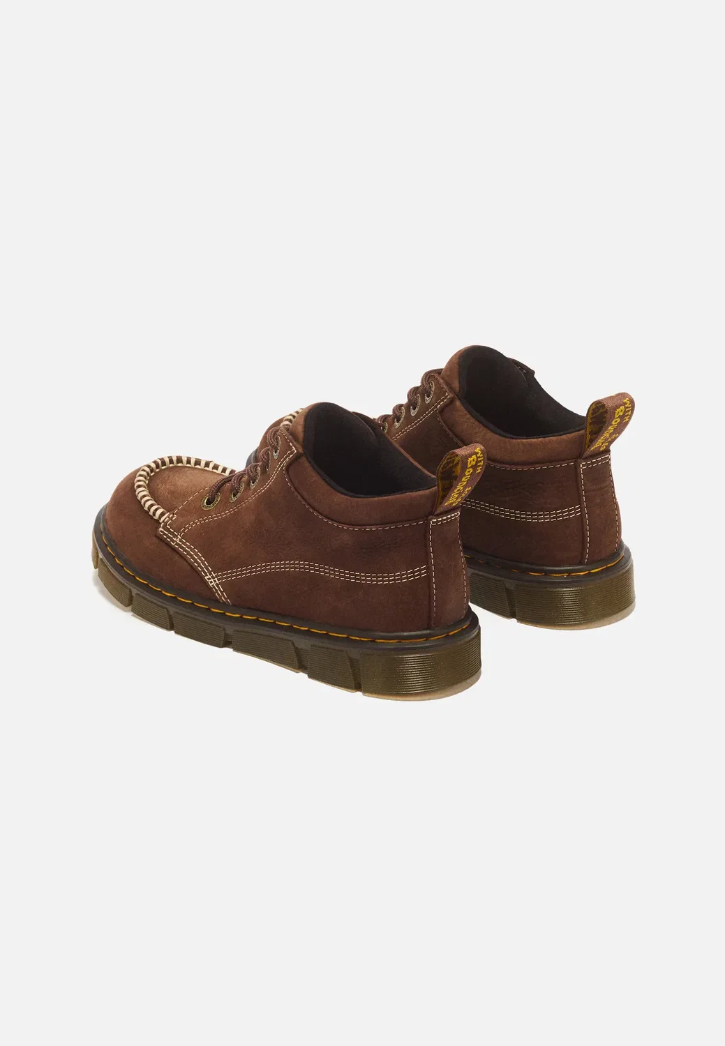Низкие мокасины Raffe - ботинки на шнуровке Dr. Martens, Dark Brown — фото 4