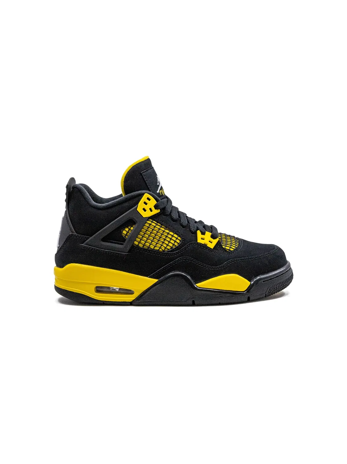 Кроссовки Air Jordan 4 Retro "Thunder 2023", черный — фото 4