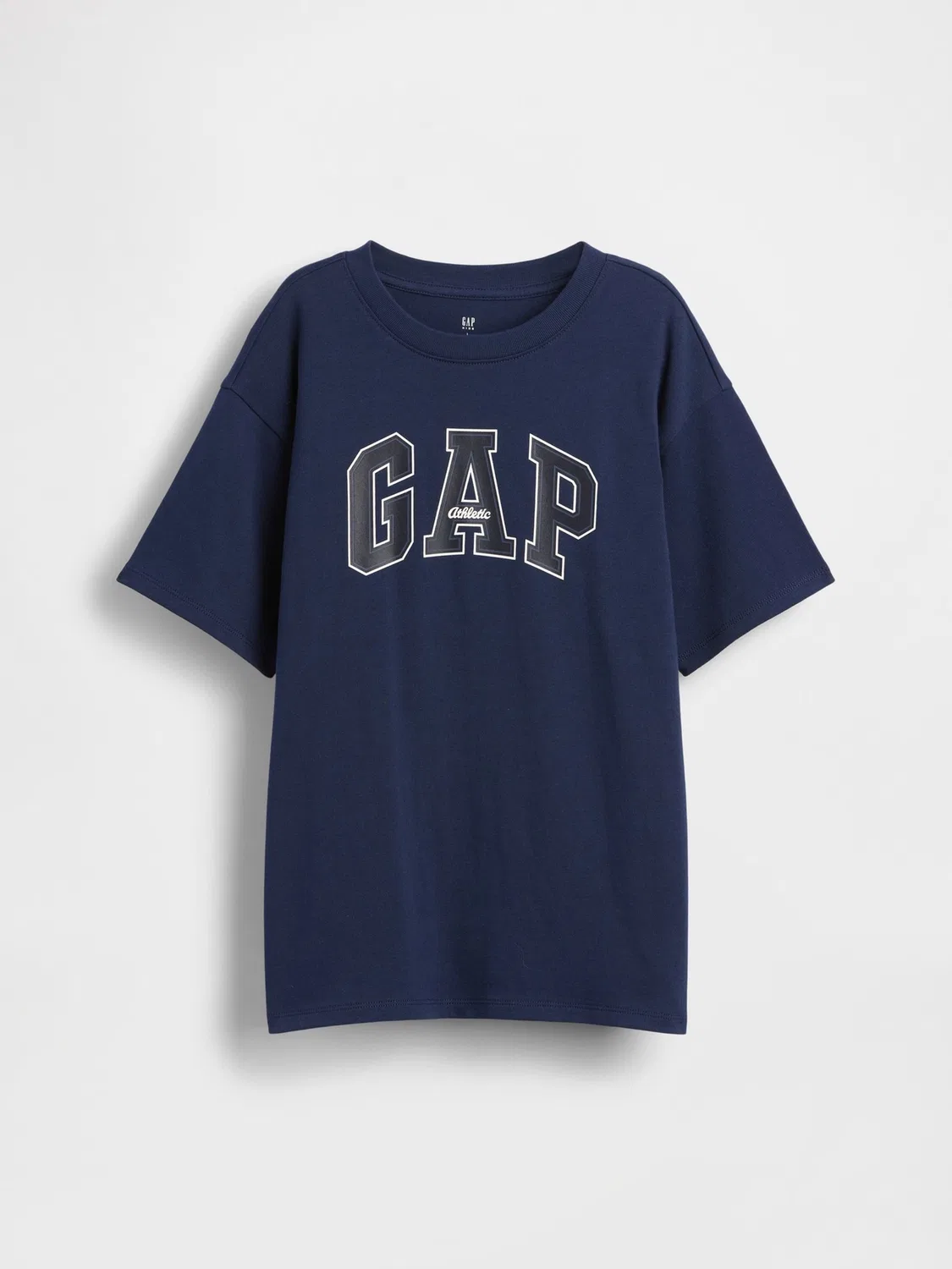 Футболка свободного кроя с логотипом Gap, темно-синяя