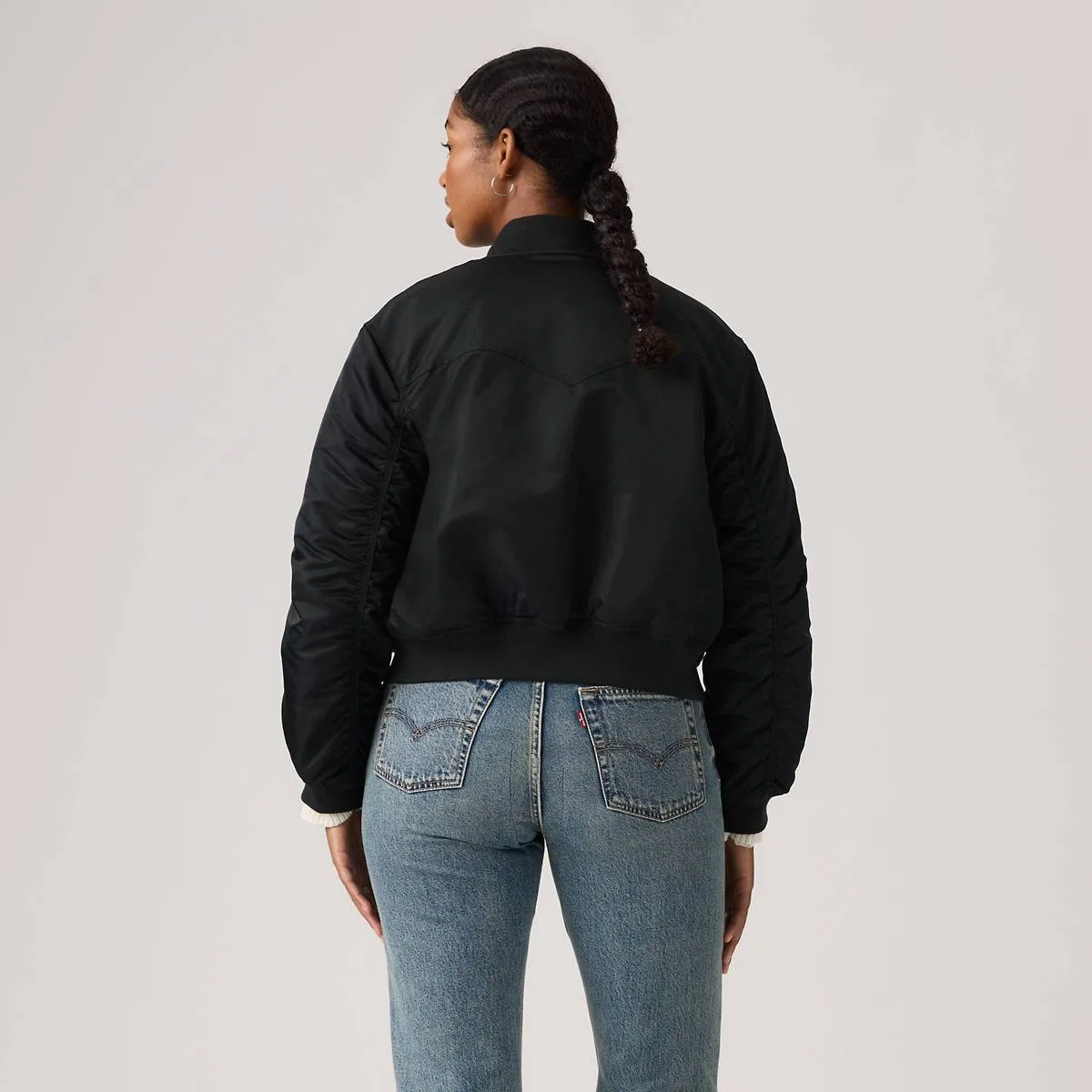 Куртка-Бомбер в стиле вестерн «Скаут» Levi's, Anthracite Night - Black — фото 4