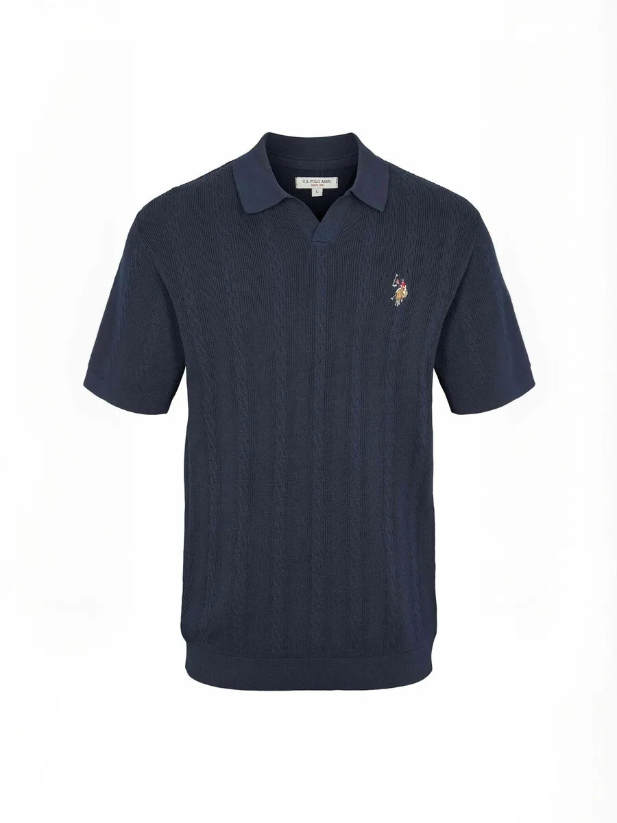 Рубашка на пуговицах стандартного кроя 'UMDiderik' сапфирового цвета U.S. POLO ASSN.
