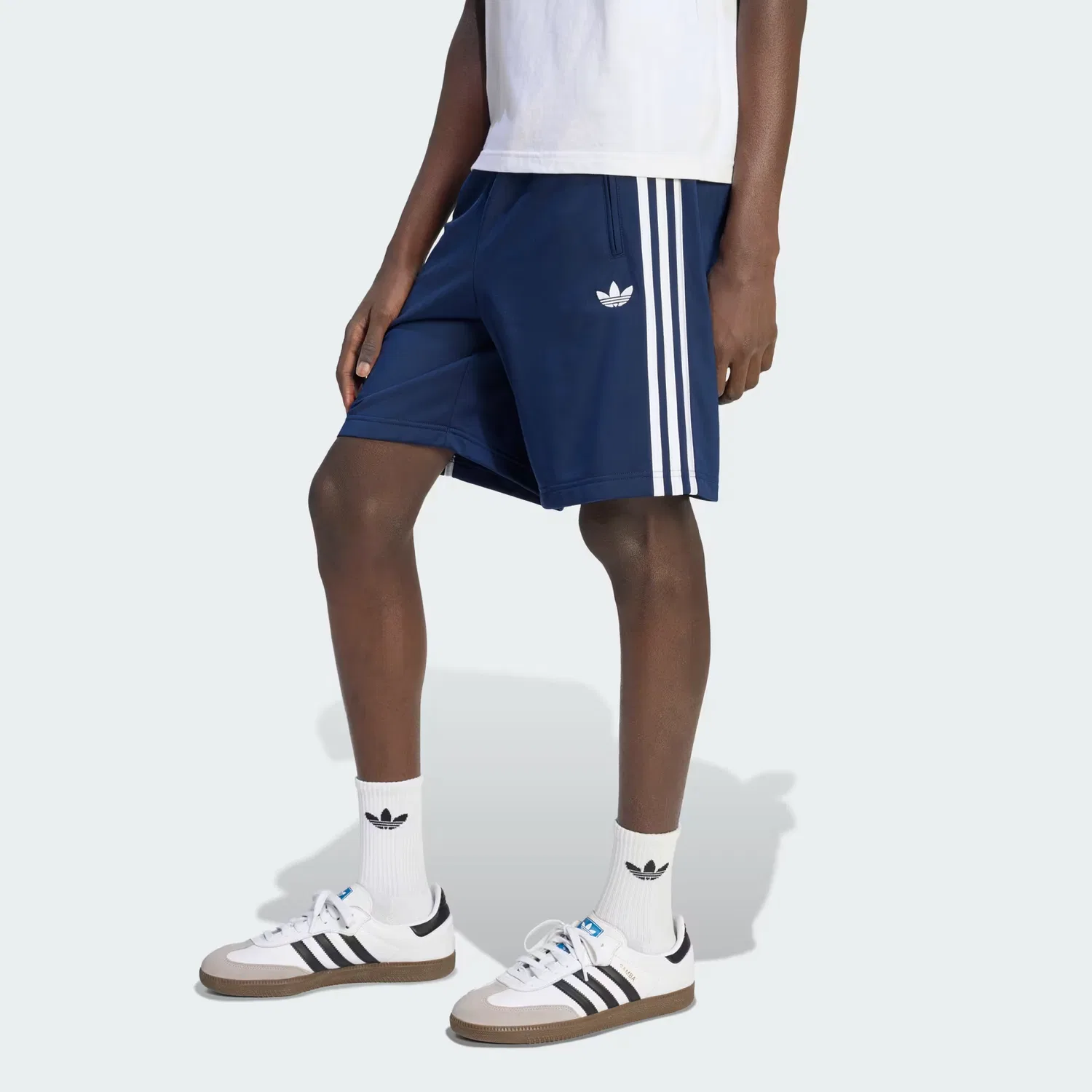 Мужские шорты на завязках Firebird Adidas Originals, индиго