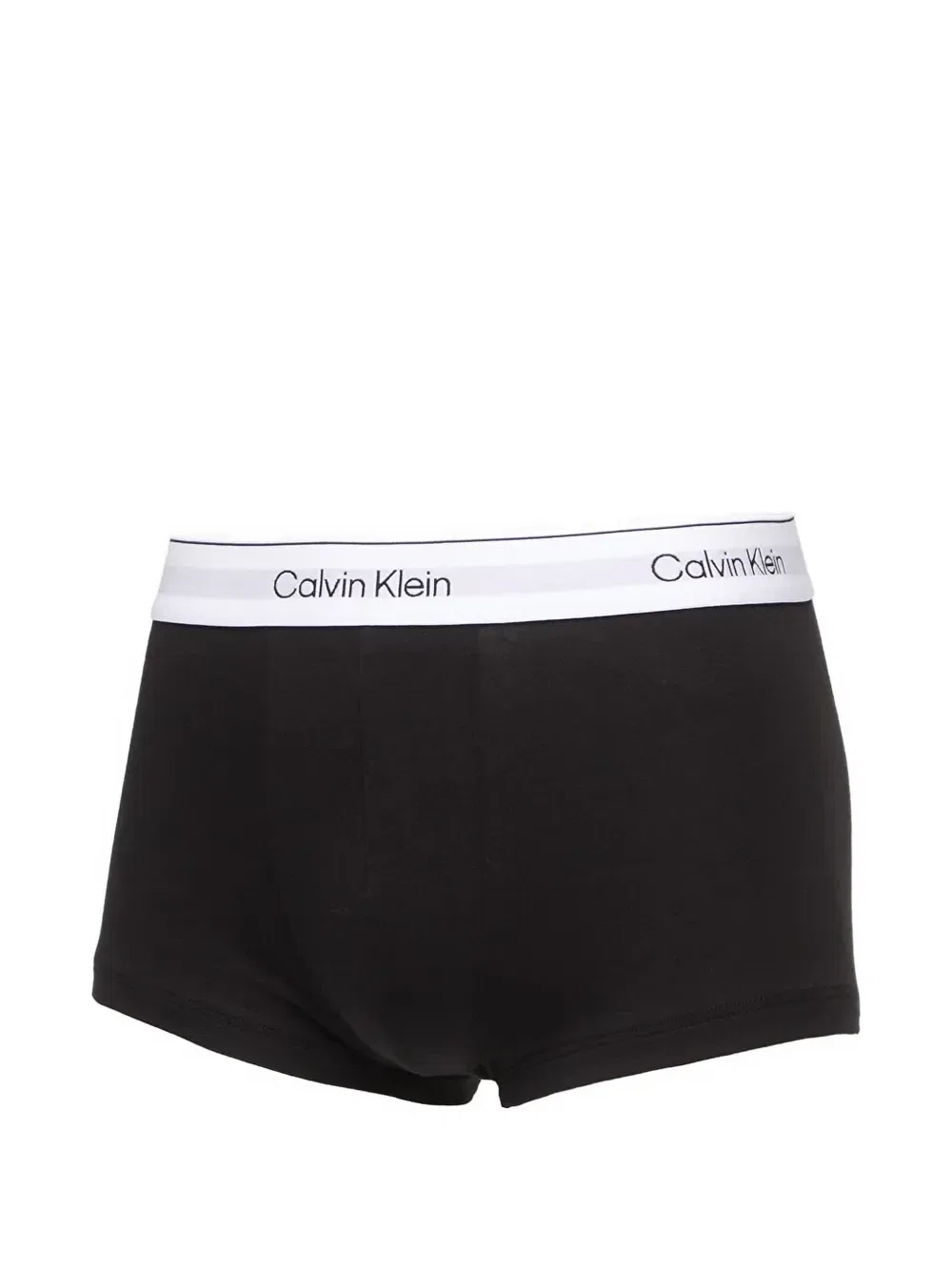 Трусы-боксеры с логотипом на поясе (набор из 5 штук) Calvin Klein, черный — фото 2
