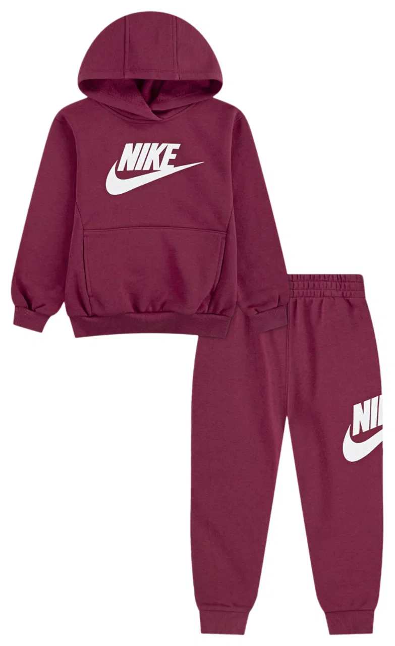Комплект Club Fleece для девочек дошкольного возраста Nike, цвет Sweet Beet/Sweet Beet