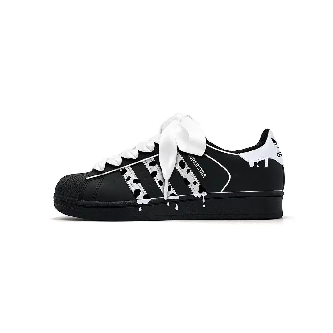 Детские кроссовки на шнуровке Adidas Originals Superstar 2, White — фото 3