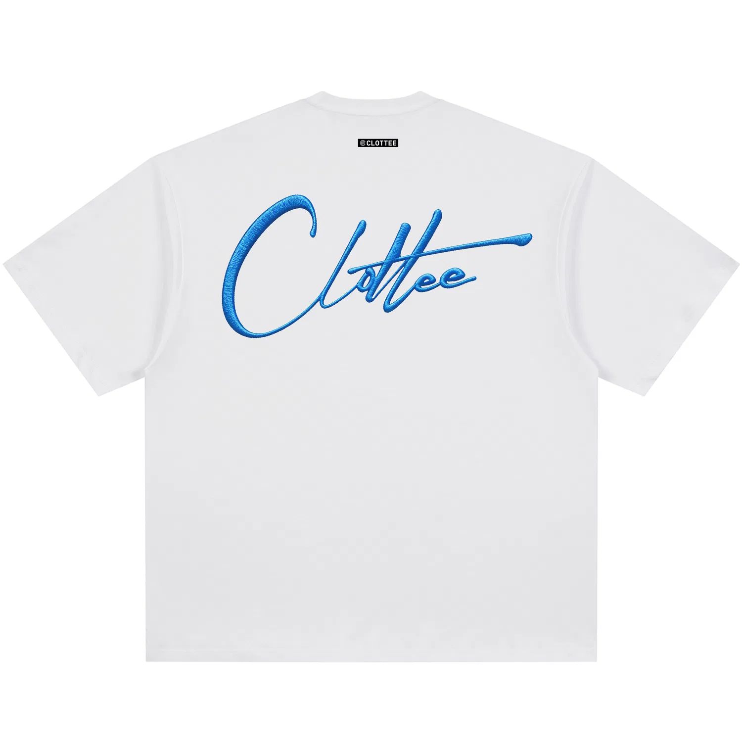 Детская футболка с круглым вырезом, свободного кроя CLOT, White Blue