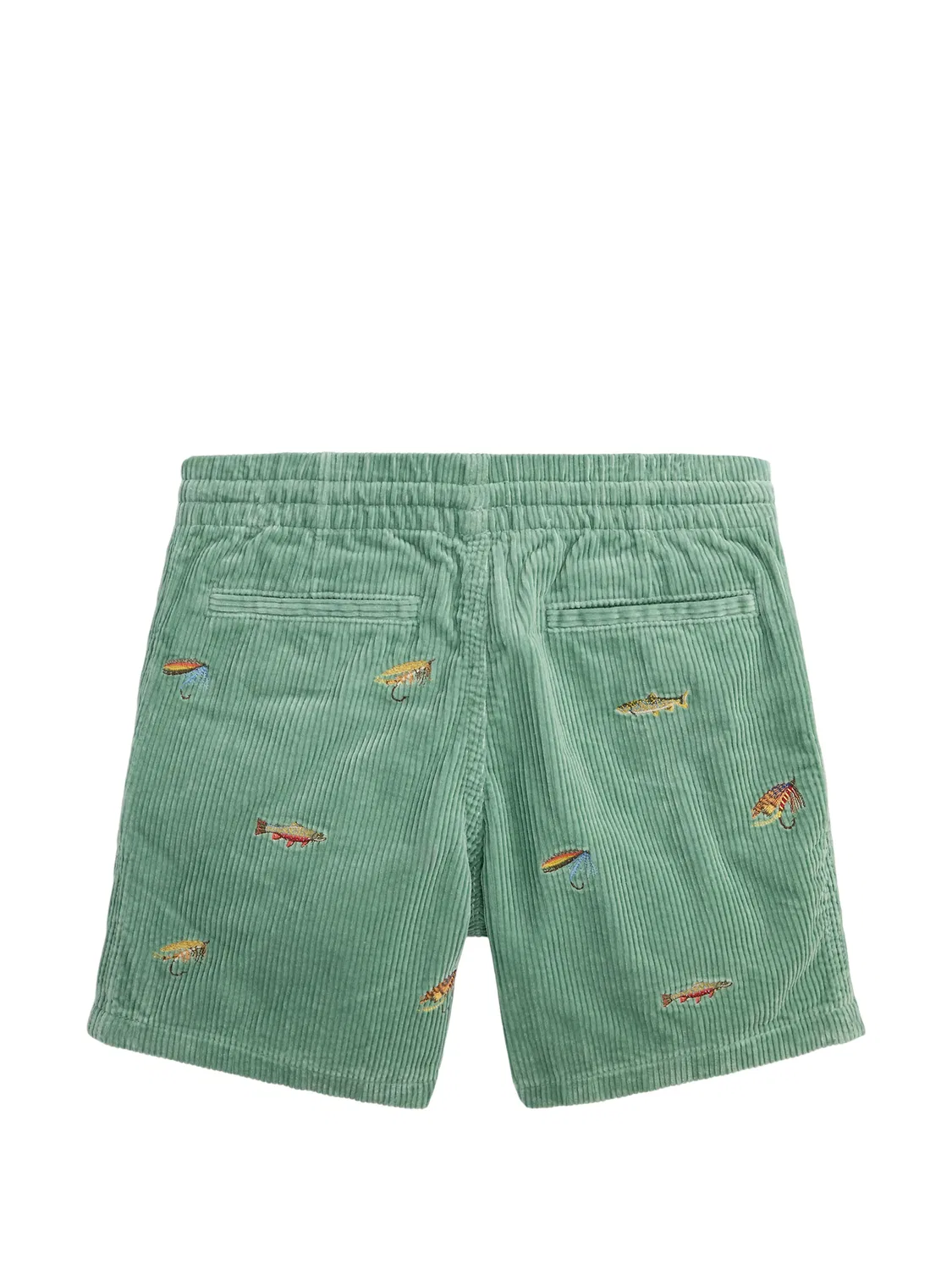 Вельветовые шорты Prepster с вышивкой Polo Polo Ralph Lauren Kids, зеленый — фото 2