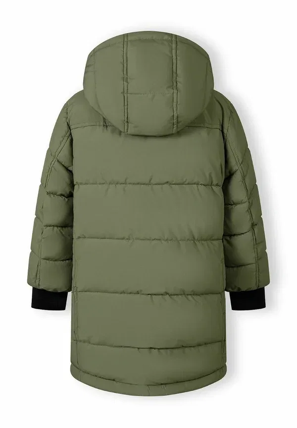 Куртка с капюшоном, утепленная, Long warm fixed hood, Minoti, Khaki, хаки — фото 4