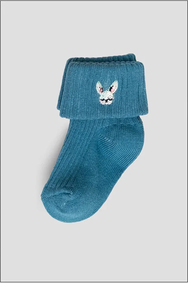 Детские носки для девочек хлопковые 6 пар 5+1 Double Boxed Girl Newborn And Baby Socks Defne Baby, Mixed — фото 3