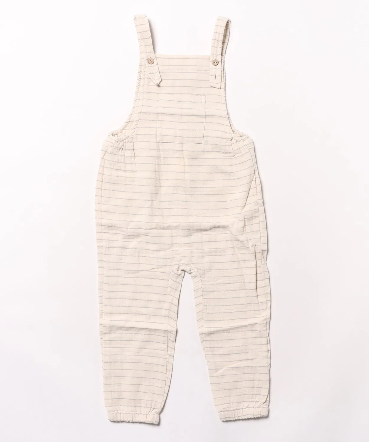 Детский комбинезон с регулируемыми бретелями Vintage Stripe Quincy Mae, Ivory