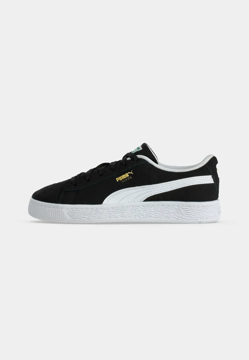 Классические замшевые кроссовки унисекс Puma, Black/White — фото 2