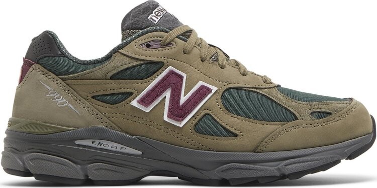 

Кроссовки New Balance Teddy Santis x 990v3 Made in USA 'Green Purple', зеленый