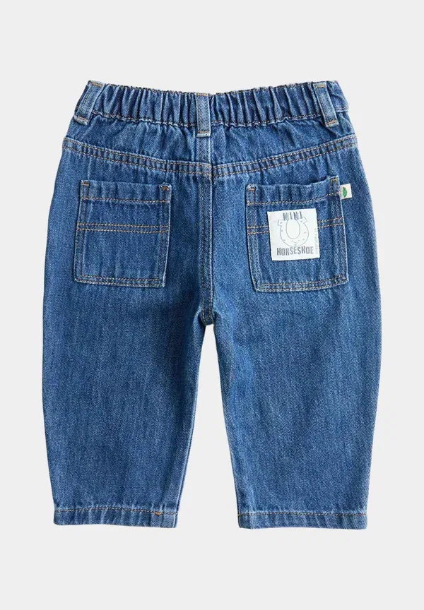 Джинсы хлопок Horseshoe straight leg jeans Marks & Spencer, denim, деним — фото 2