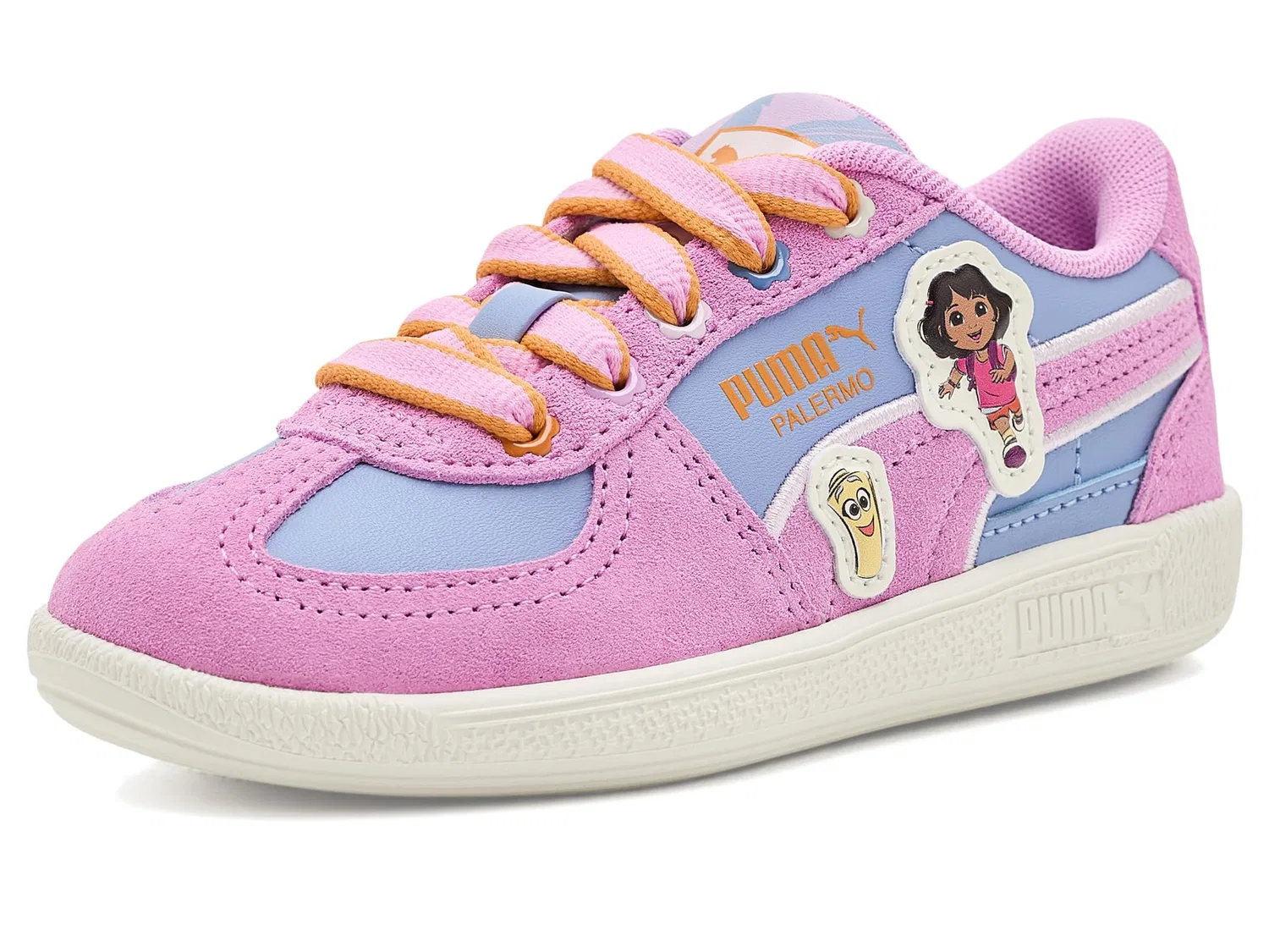 Кроссовки Palermo Dora Shoes (для маленьких и больших детей) Puma Kids, Mauve Glow/Warm White