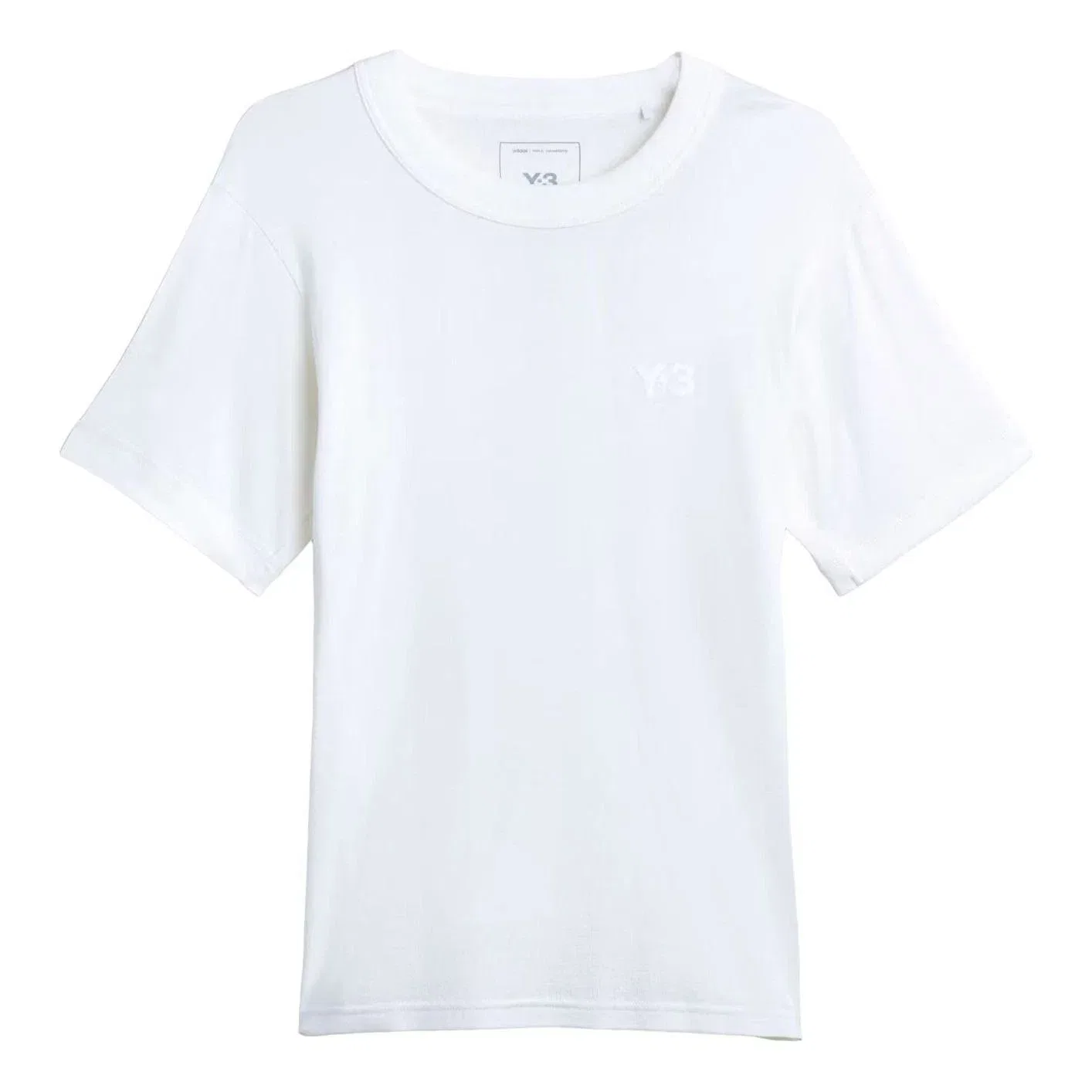 Мужская футболка с принтом Adidas x Y-3 Slim T-Shirt Asia Sizing, белый
