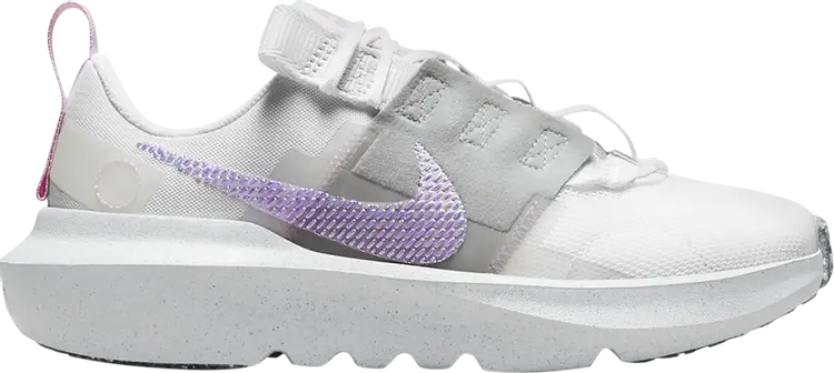 Кроссовки Nike Crater Impact GS 'White Lilac', белый — фото 2