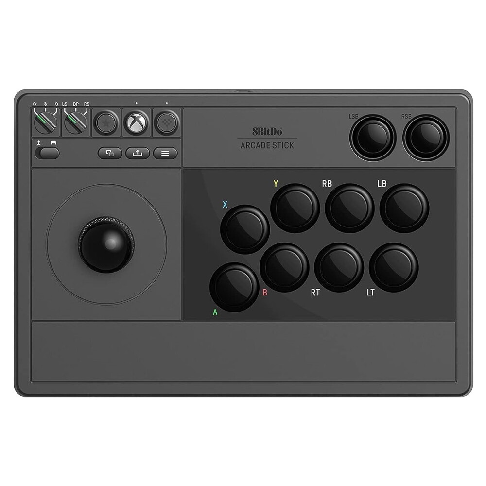 

Беспроводной аркадный контроллер 8BitDo Xbox Wireless Arcade Stick, черный