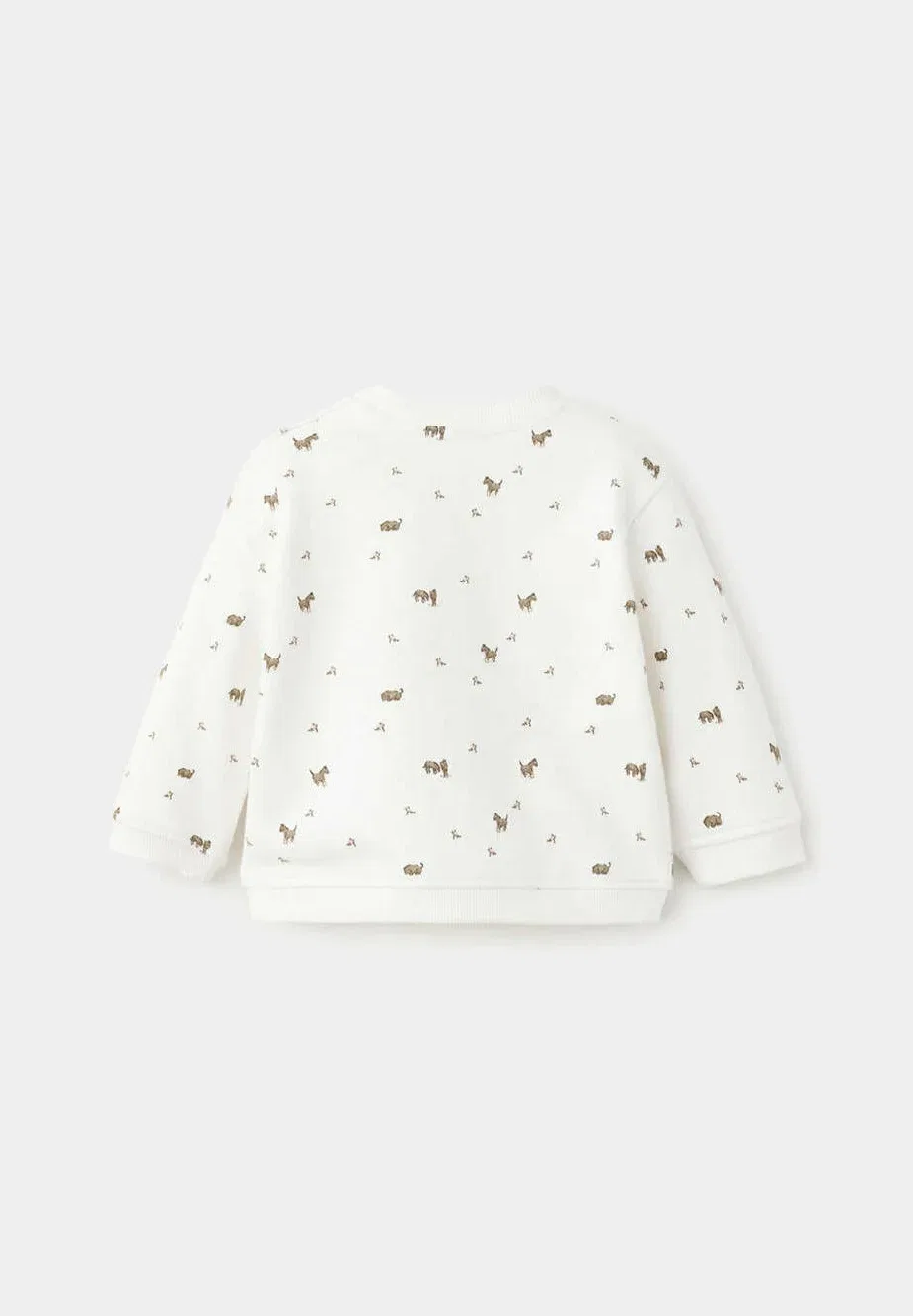 Детская толстовка Mango Kids, Off White — фото 2