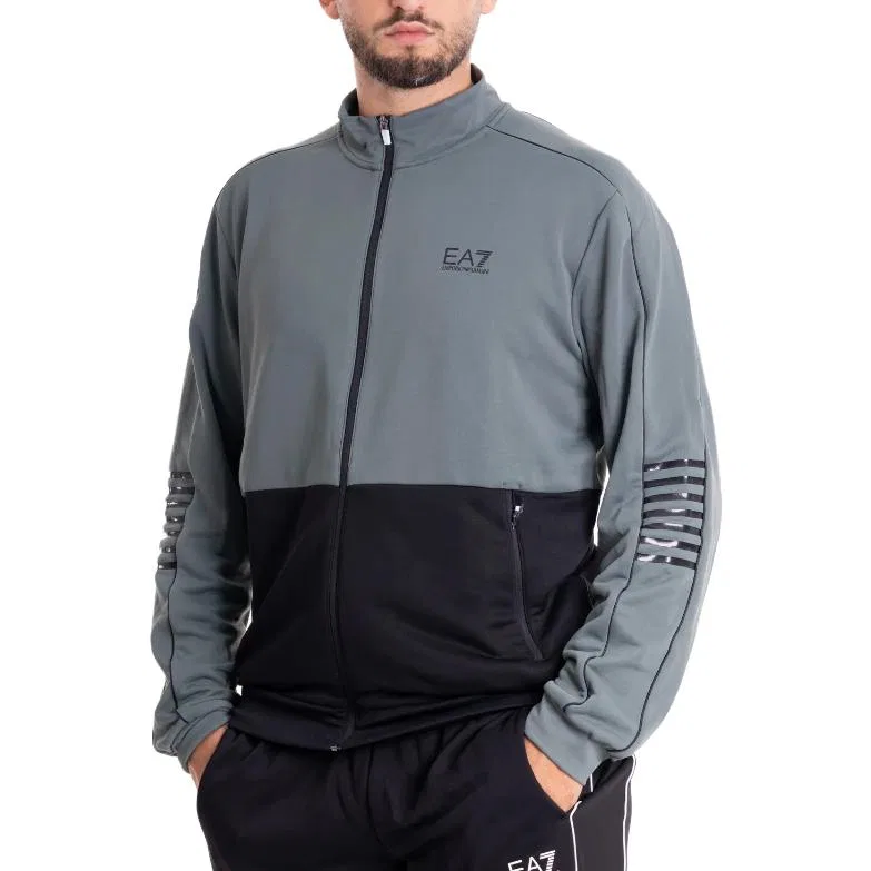 Мужской спортивный комплект EMPORIO ARMANI EA7, Серый — фото 2