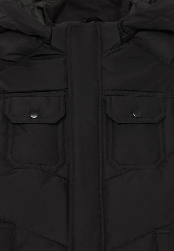 Пуховая куртка для детей младшего возраста - зимняя куртка Jack & Jones Junior, черный — фото 4
