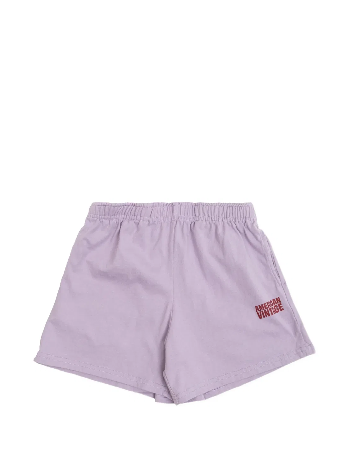 Шорты Gixy с эластичным поясом и логотипом American Vintage Kids, фиолетовый