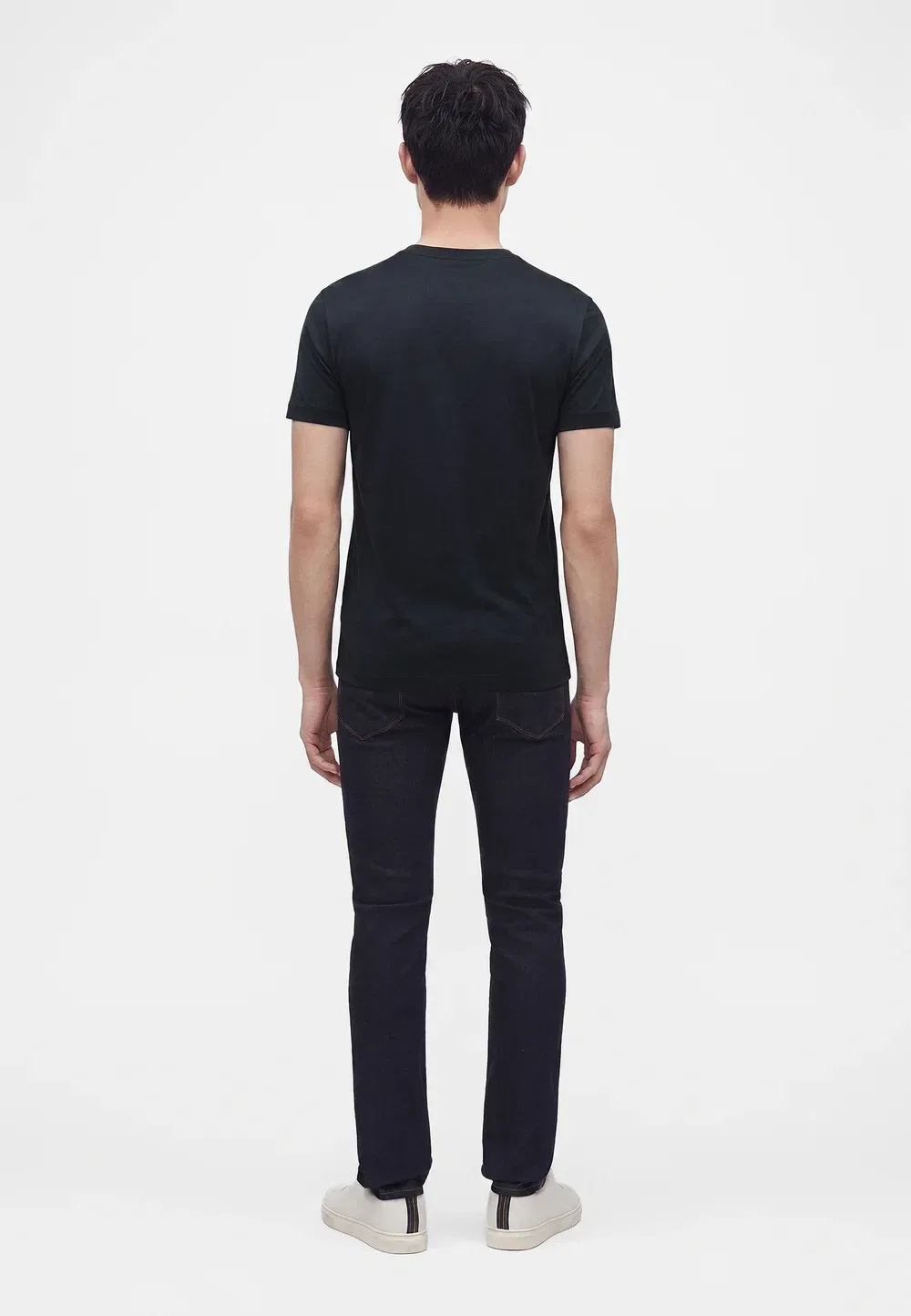 Простая футболка Emporio Armani, Iconico Blu Navy — фото 3