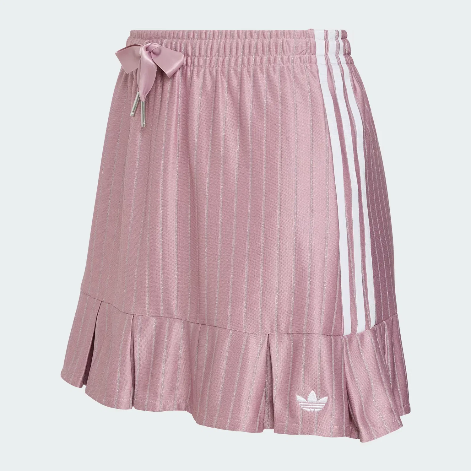 Женская юбка в тонкую полоску Pinstripes Adidas Originals, Magic Mauve/Silver Metallic — фото 4