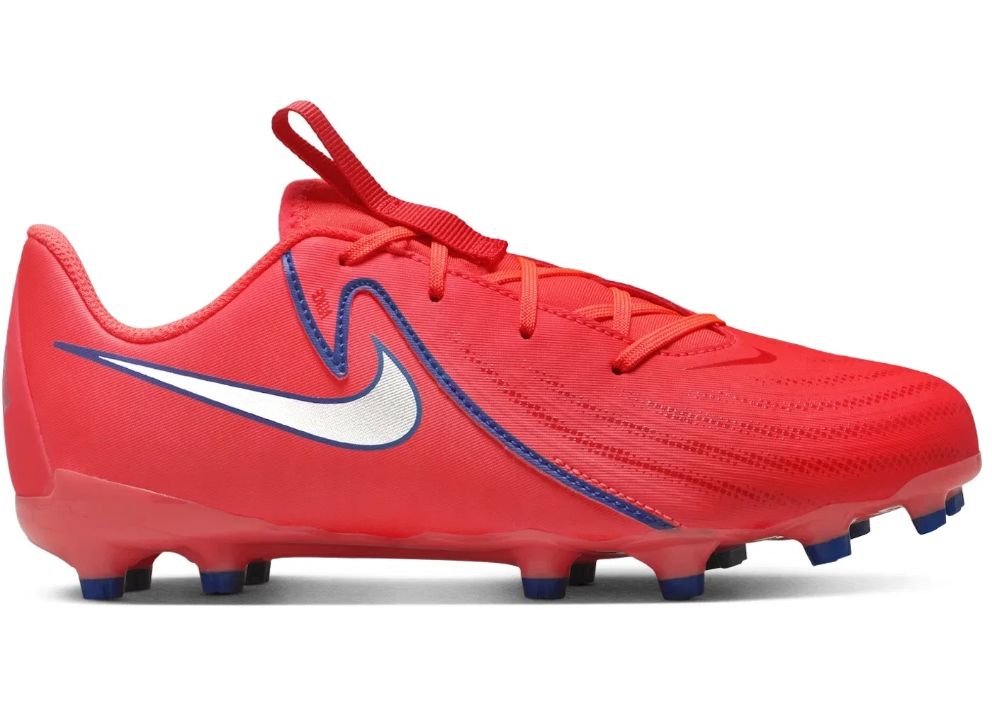 Детские бутсы с шипами Nike Phantom GX 2 Academy FG, Bright Crimson/White