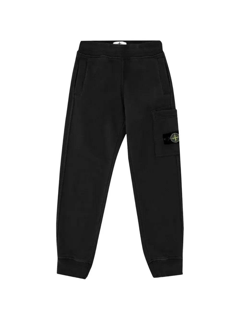 Спортивные брюки с нашивкой в виде логотипа компаса Stone Island Junior, черный