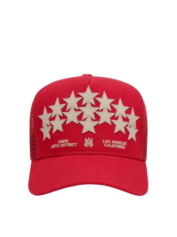 

Amiri Бейсболка Stars Trucker красная