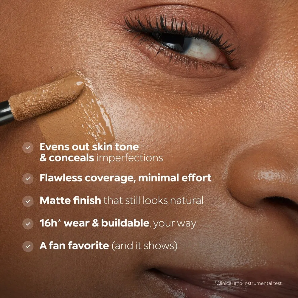 Тональный крем-консилер 2 в 1 Full Coverage 2-In-1 Foundation & Concealer NG60 Neutral Gold 60, 25 мл, KIKO Milano — фото 4