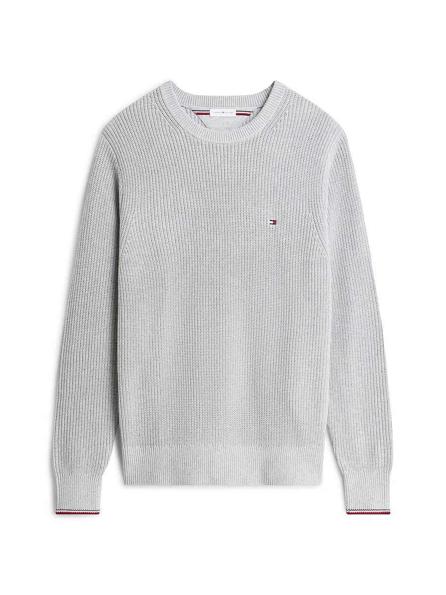 Свитер TOMMY HILFIGER светло-серого цвета
