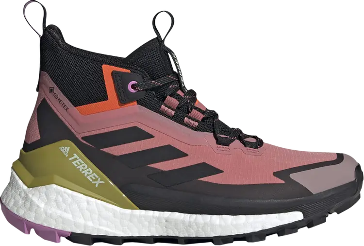 Ботинки Adidas Wmns Terrex Free Hiker 2 GORE-TEX 'Wonder Red Black', красный — фото 2