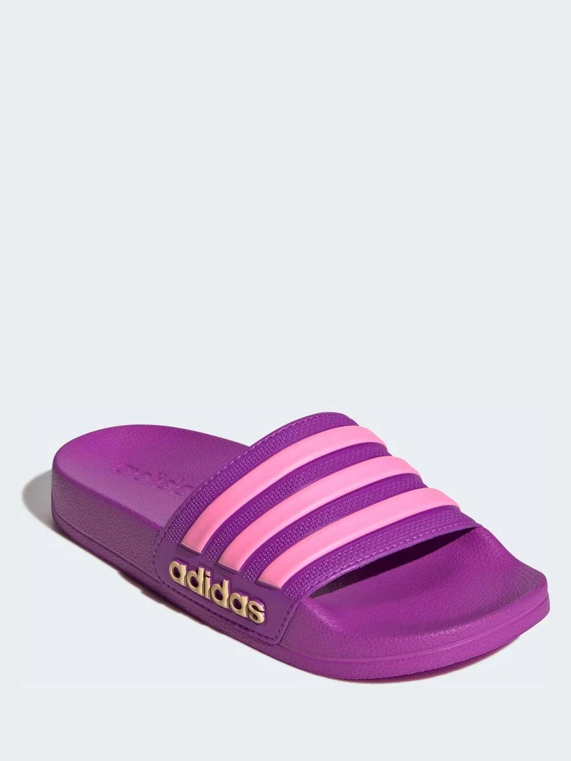Шлепанцы adidas Adilette Kids, фиолетовый — фото 4