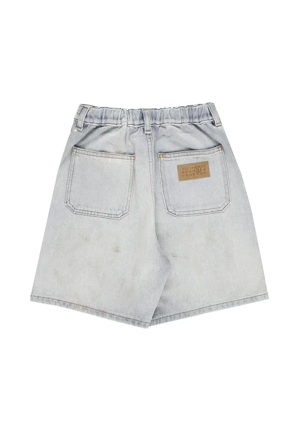 Шорты джинсовые Unisex denim shorts Mm6 Maison Margiela, celeste, светло-голубой — фото 2