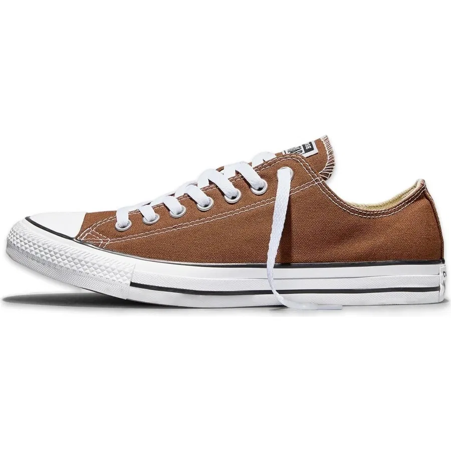 Кеды Converse All Star Ox, Коричнево-белый — фото 2