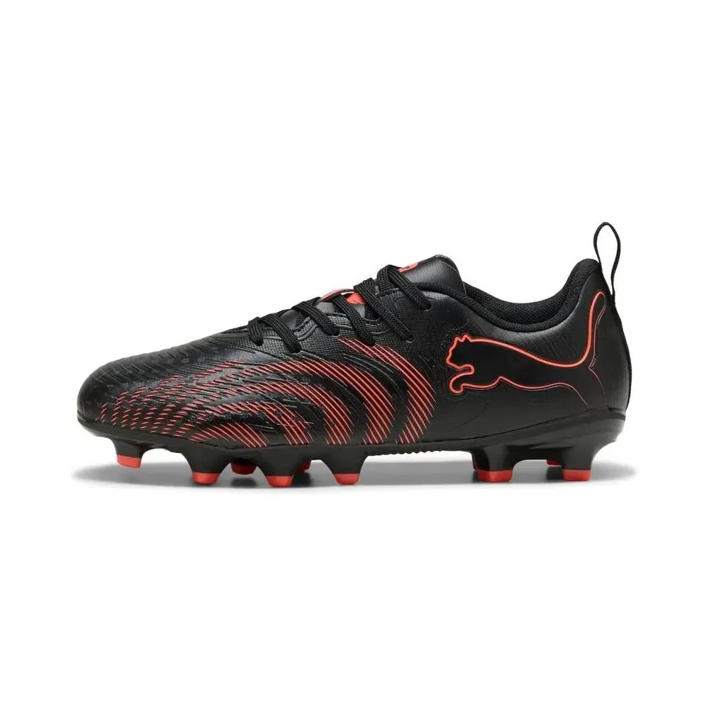 Футбольные бутсы детские Future 9 Play FG-AG JR Puma, черный — фото 3
